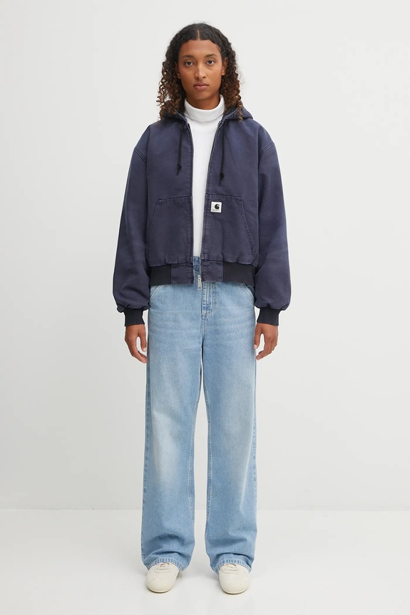 Carhartt WIP camicia a maniche lunghe W'''''''' L/S Philipa Mockneck T-Shirt I035470.02XX bianco