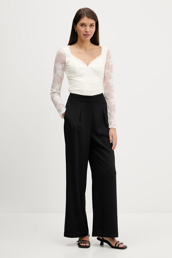 Abercrombie & Fitch bluză KI139.5872.178 alb AW25