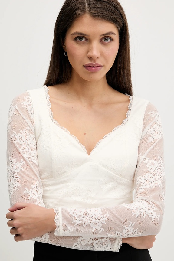 Abercrombie & Fitch bluză alb KI139.5872.178