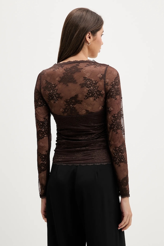 Odzież Abercrombie & Fitch bluzka KI139.5872.480 brązowy