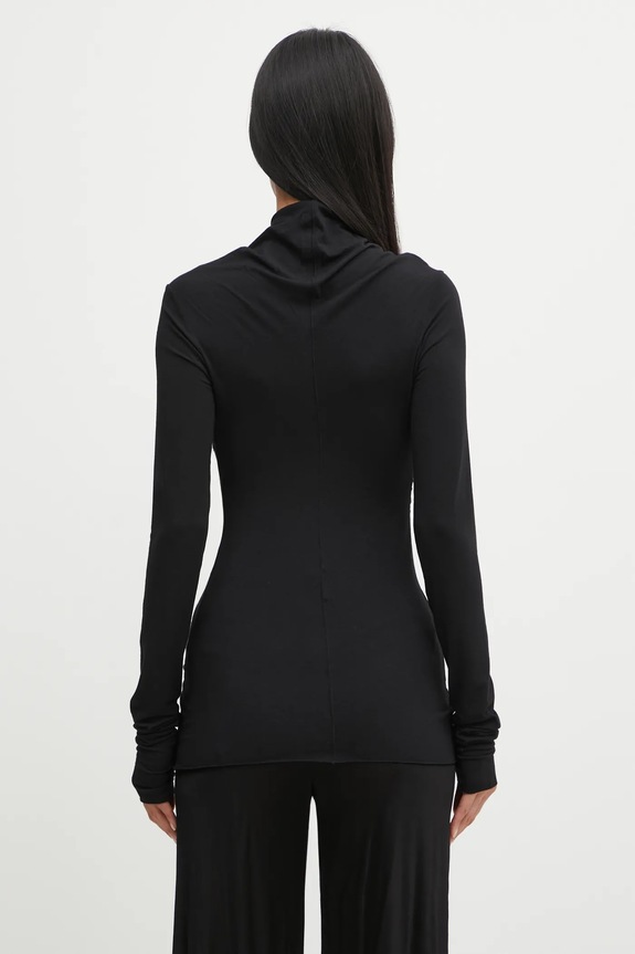 Oblečení Halenka s kašmírem Rick Owens Lilies Kairo LI02E3212.JBWS černá