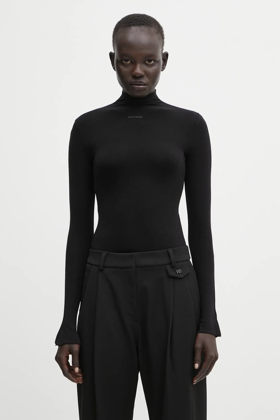 WRSTBHVR bodysuit Amber slim black W6525SB.3163