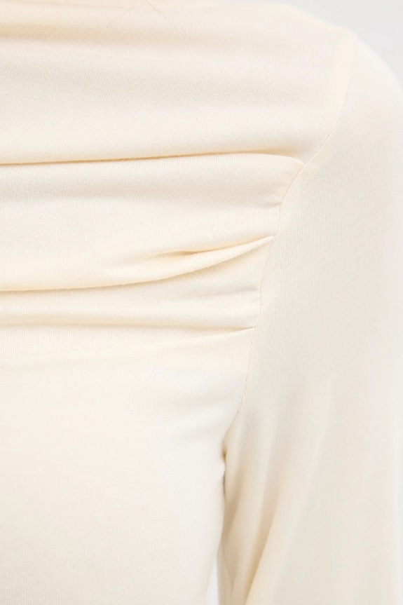 Μακρυμάνικο United Colors of Benetton 37UKD10BA μπεζ