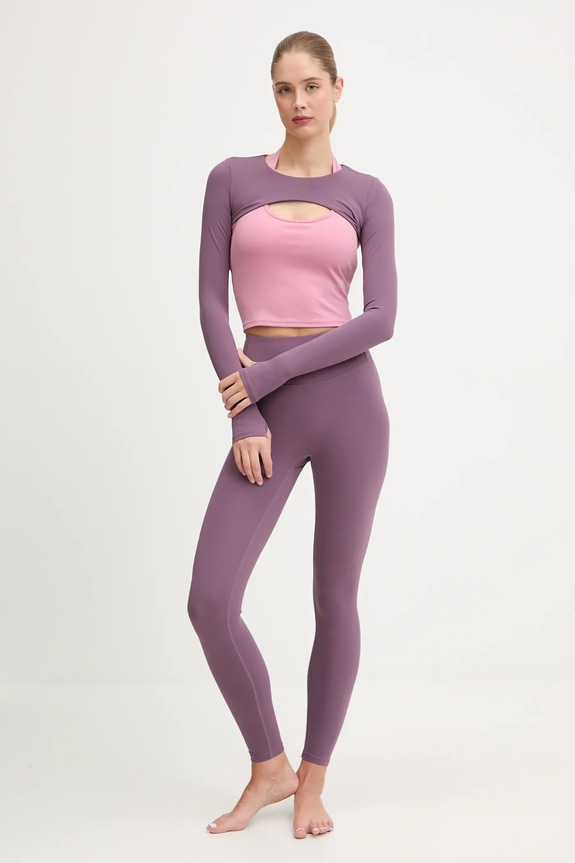 Μακρυμάνικο για γιόγκα JOYINME Ovi Top.Ovi μωβ AW25