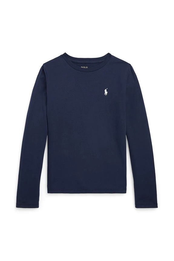 Παιδικό βαμβακερό μακρυμάνικο Polo Ralph Lauren βαμβάκι σκούρο μπλε 313841122029