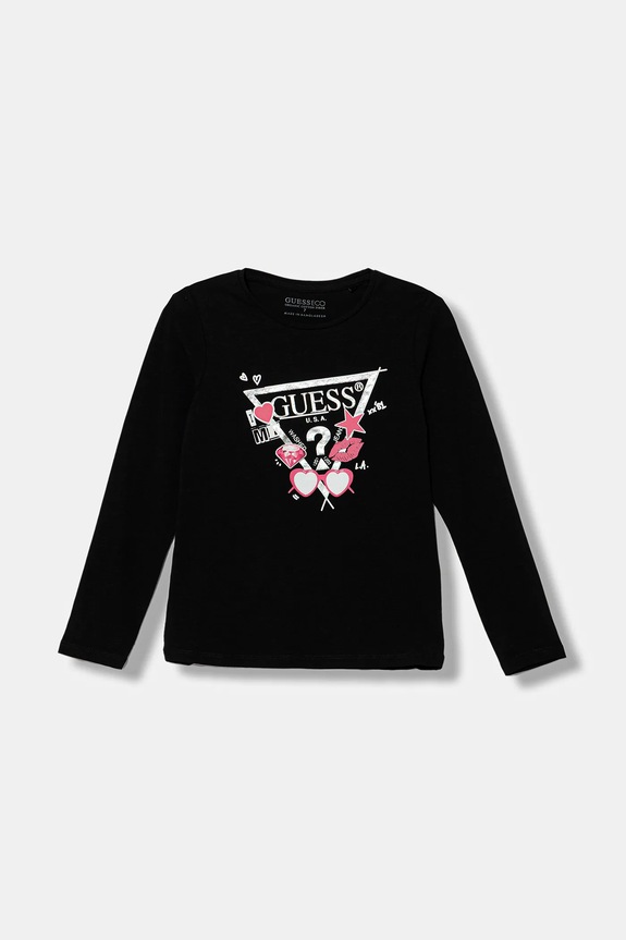 Guess maglietta a maniche lunghe per bambini altro nero J5YI01.K6YW4.9BYA