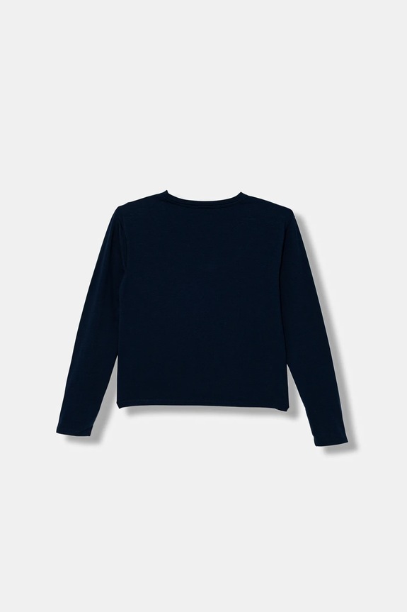 Dětské tričko s dlouhým rukávem Guess J5YI20.K6YW4.9BYA námořnická modř AW25