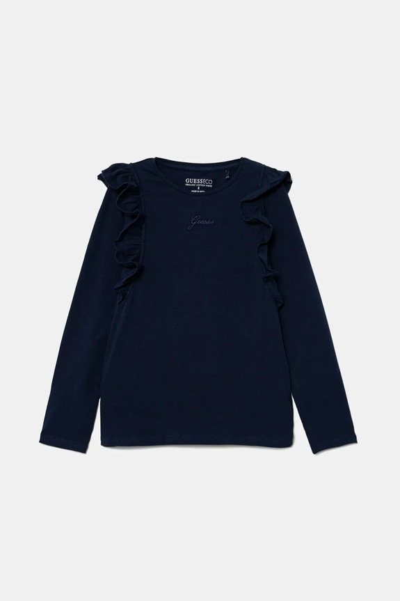 Guess longsleeve copii imprimeu bleumarin J5YI28.K6YW4.9BYA