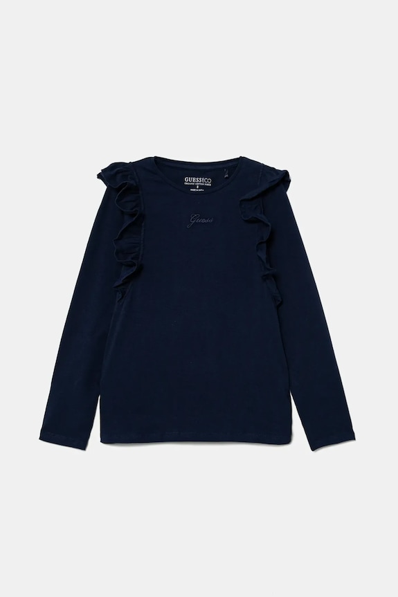 Guess longsleeve copii imprimeu bleumarin J5YI28.K6YW4.9BYA