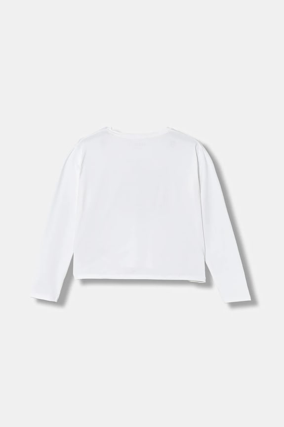Guess longsleeve dziecięcy J5YI32.K6YW4.9BYA biały AW25