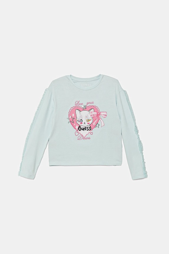 Guess longsleeve dziecięcy pozostałe niebieski K5YI03.K6YW4.9BYA
