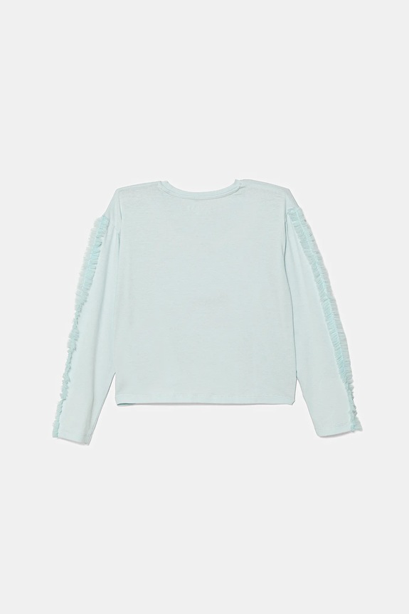 Guess longsleeve dziecięcy K5YI03.K6YW4.9BYA niebieski AW25