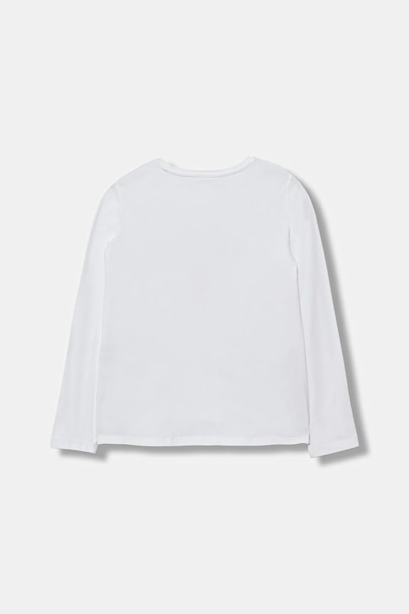 Guess longsleeve dziecięcy K5YI10.K6YW4.9BYA biały AW25