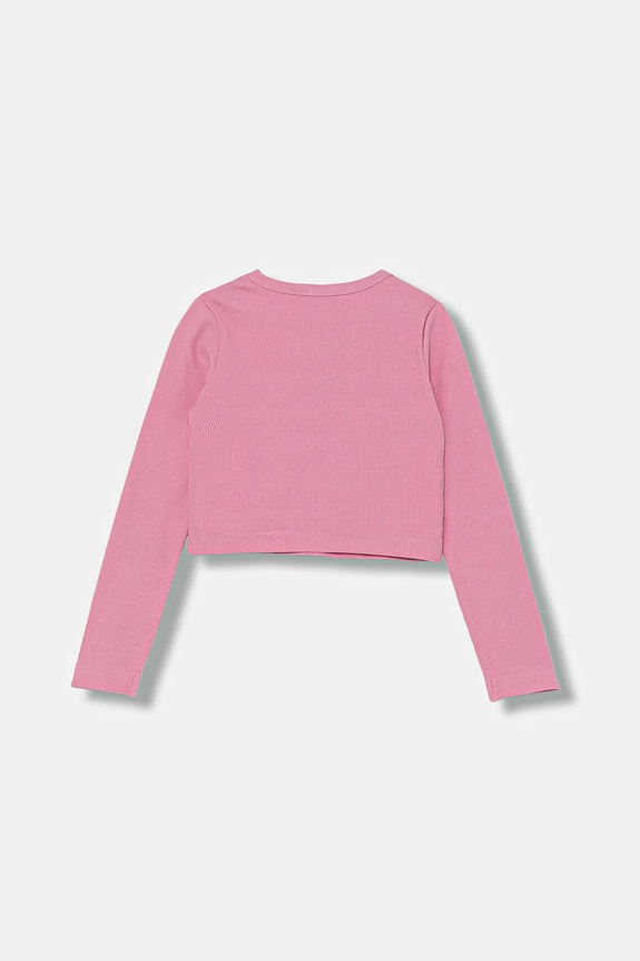 Παιδικό μακρυμάνικο Diesel TBALLETD T-SHIRT J02452 ροζ AW25
