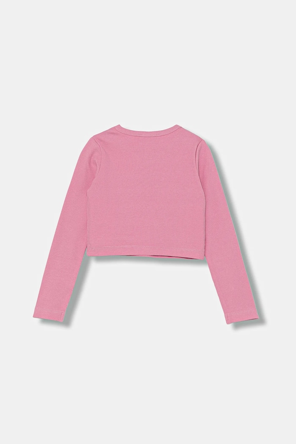 Παιδικό μακρυμάνικο Diesel TBALLETD T-SHIRT J02452 ροζ AW25