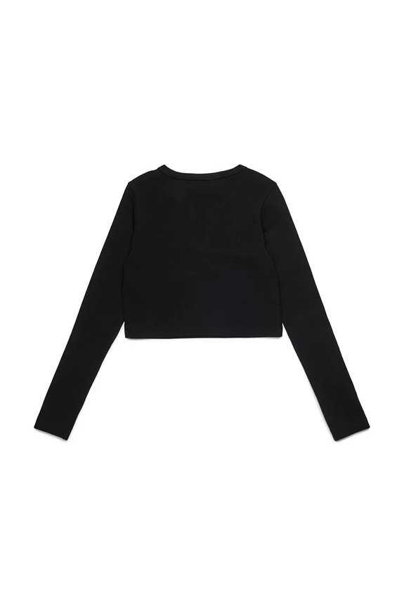 Παιδικό μακρυμάνικο Diesel TBALLETD T-SHIRT J02452 μαύρο AW25