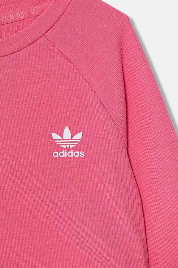 Детский лонгслив adidas Originals розовый JW2598
