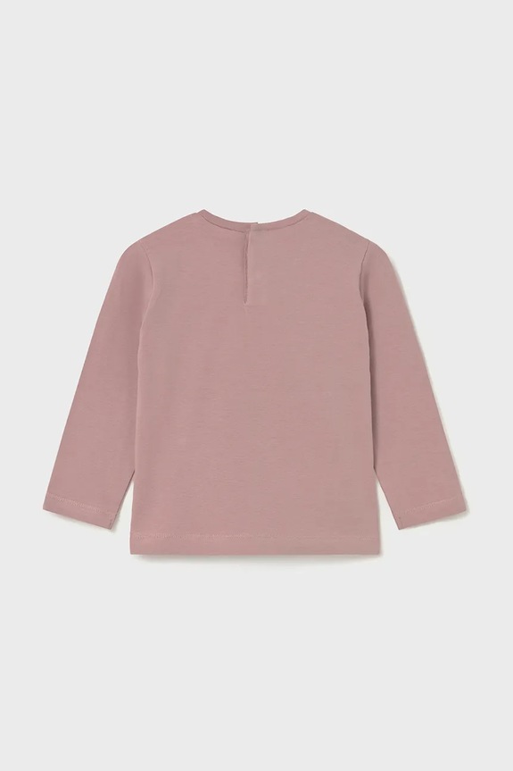 Дитячий лонгслів Mayoral 116.4D.Baby.9BYA рожевий AW25