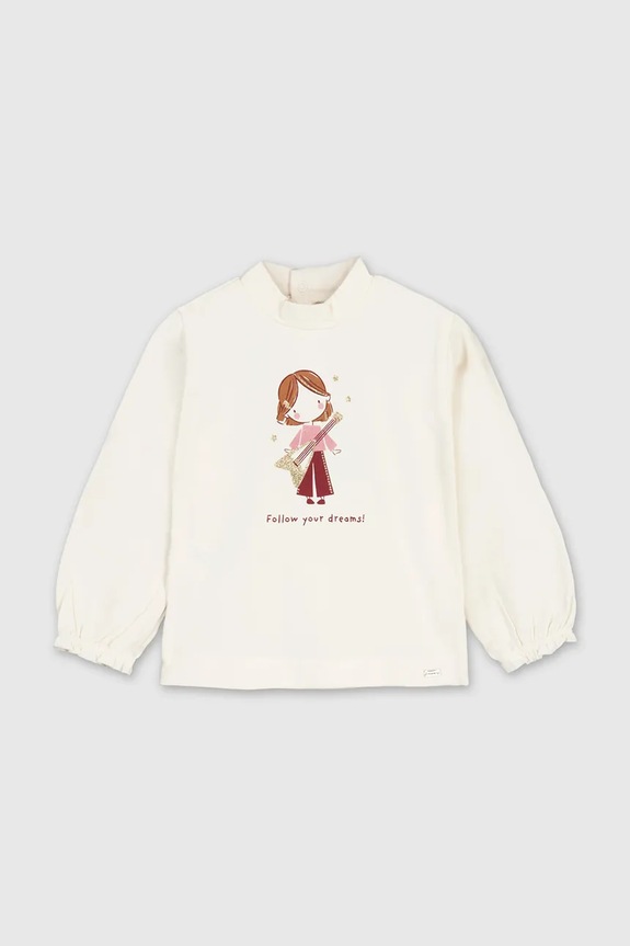 Mayoral longsleeve z elastanem różowy 2073.4D.Baby.9BYA