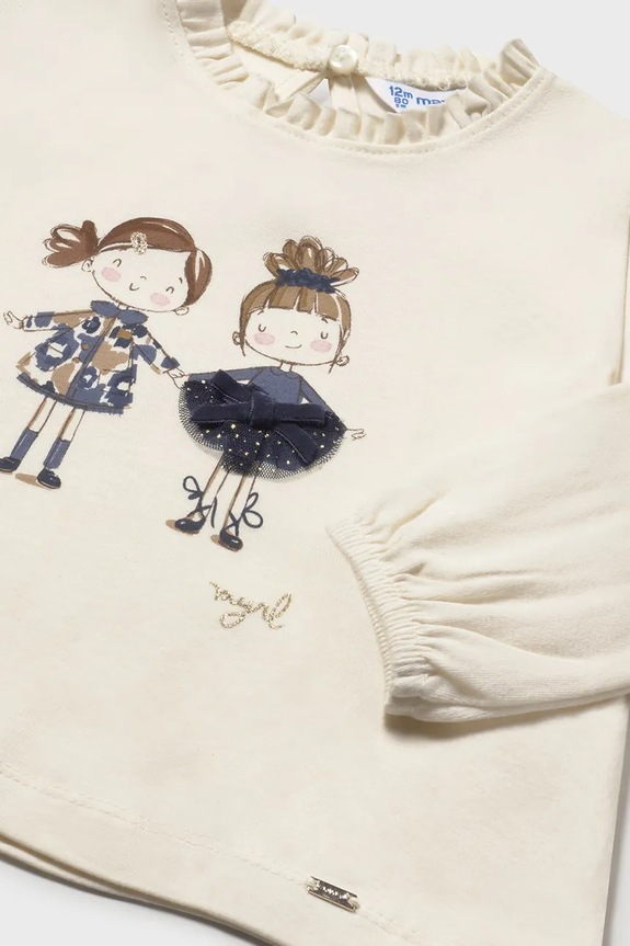 Djevojčice Majica dugih rukava za bebe Mayoral 2075.4A.Baby.9BYA plava