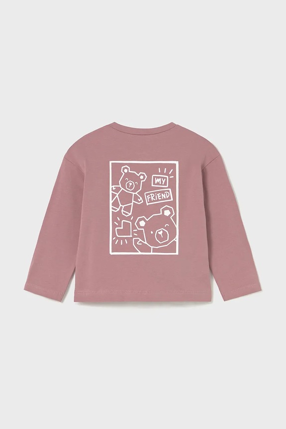 Mayoral longsleeve niemowlęcy 2079.4H.Baby.9BYA różowy AW25