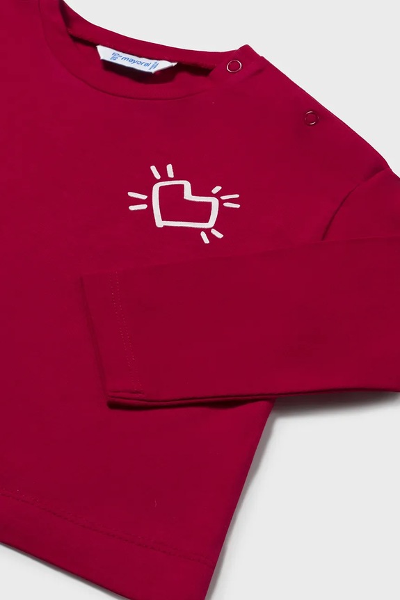 Djevojčice Majica dugih rukava za bebe Mayoral 2079.4H.Baby.9BYA crvena