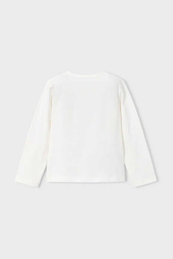 Dziewczynka Mayoral longsleeve 4011.6L.Mini.9BYA beżowy
