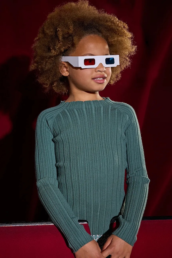 Mayoral sweter 7015.8C.Junior.9BYA turkusowy