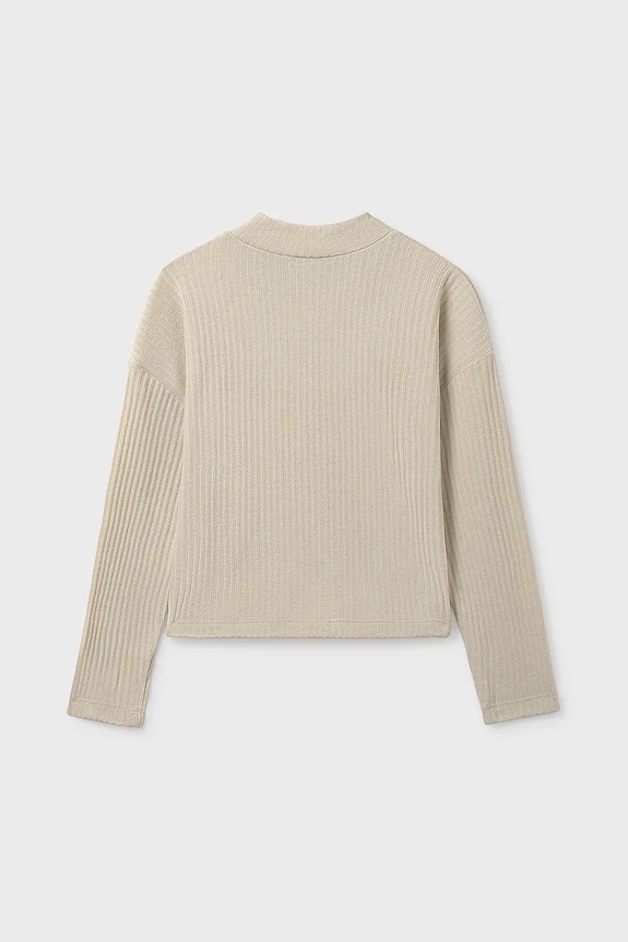 Mayoral sweter dziecięcy 7016.8D.Junior.9BYA beżowy AW25