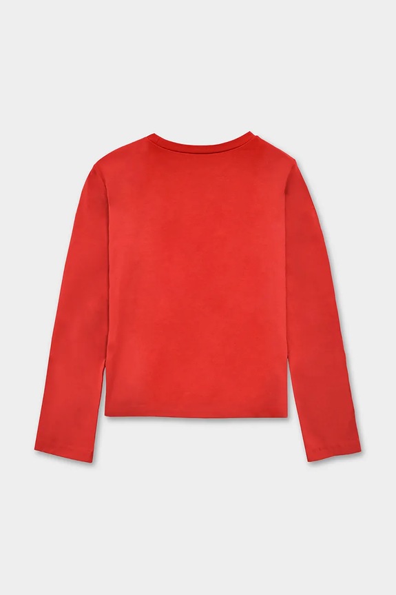 Mayoral longsleeve dziecięcy 7018.8B.Junior.9BYA czerwony AW25