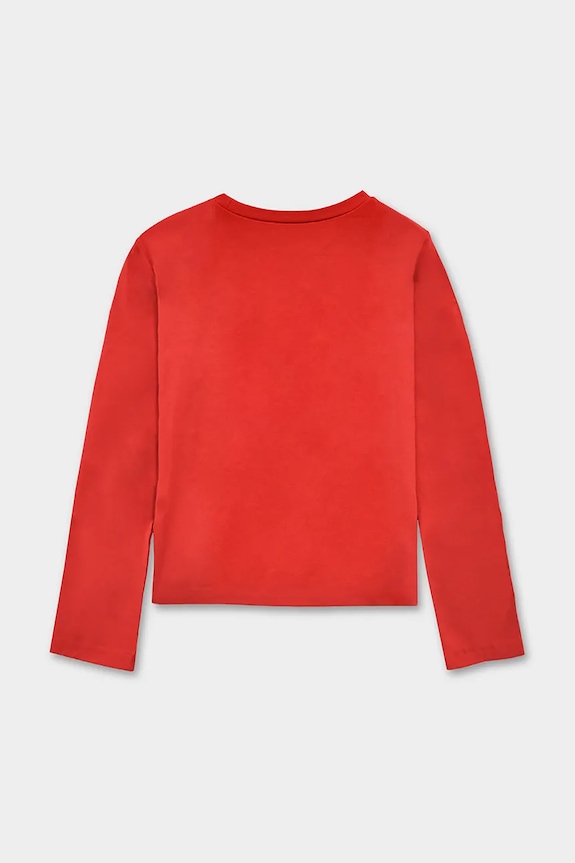 Mayoral longsleeve dziecięcy 7018.8B.Junior.9BYA czerwony AW25