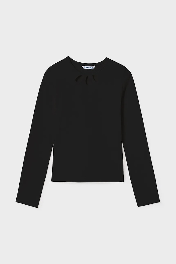 Mayoral longsleeve 7022.8F.Junior.9BYA czarny AW25