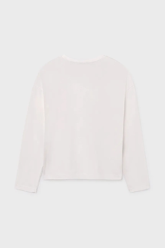 Dziewczynka Mayoral longsleeve dziecięcy 7028.8K.Junior.9BYA beżowy