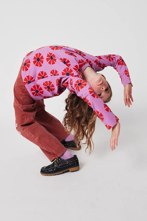 Bobo Choses longsleeve bawełniany dziecięcy Kaleidoscope 225AC011