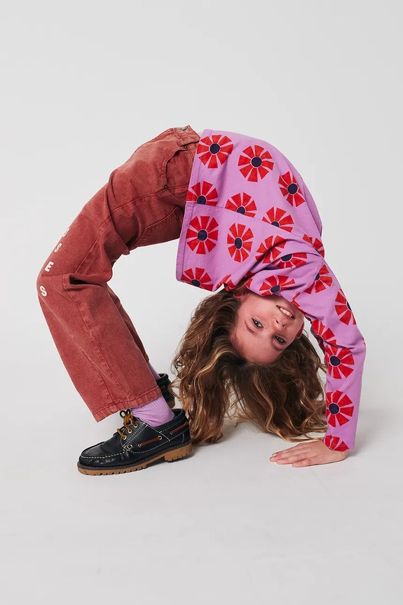 Bobo Choses longsleeve bawełniany dziecięcy Kaleidoscope 225AC011