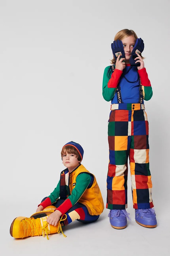 Bobo Choses longsleeve dziecięcy Color Block 225AC027