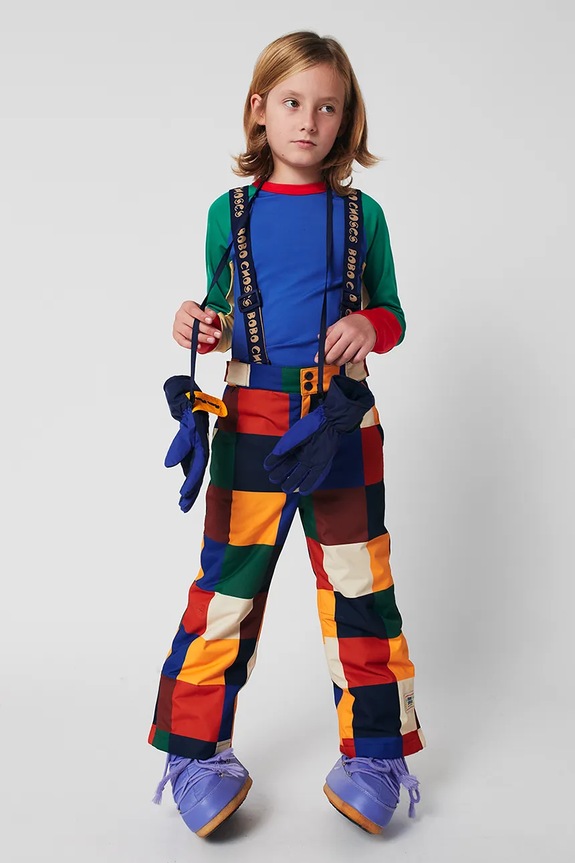 Bobo Choses longsleeve dziecięcy Color Block 225AC027