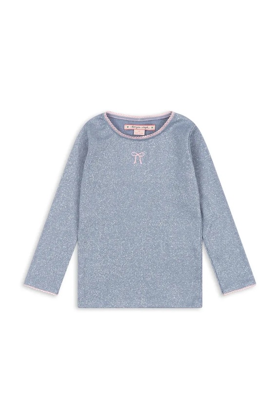 Παιδικό μακρυμάνικο Konges Sløjd ROLI BLOUSE βαμβάκι μωβ KS103967.9BYA