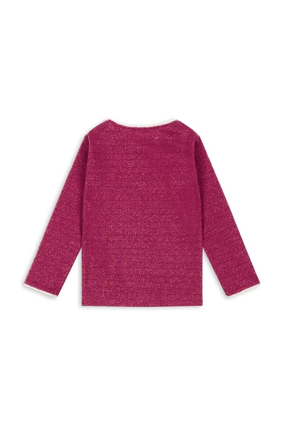 Konges Sløjd longsleeve dziecięcy ROLI BLOUSE KS103967.9BYA bordowy AW25