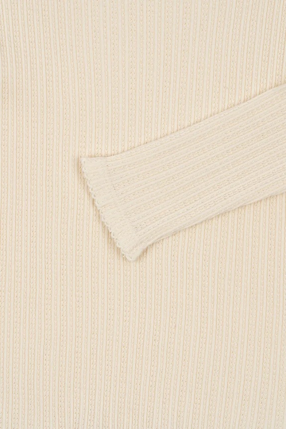 Konges Sløjd longsleeve bawełniany dziecięcy PAPIN BLOUSE GOTS beżowy KS103957.9BYA