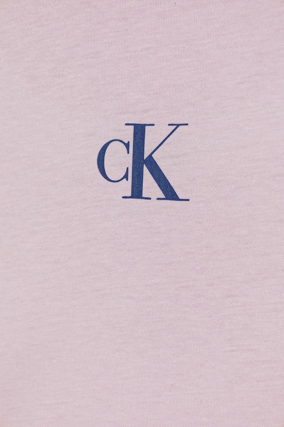Djevojčice Dječja pamučna majica dugih rukava Calvin Klein Jeans IG0IG02135.128.170.9BYA roza