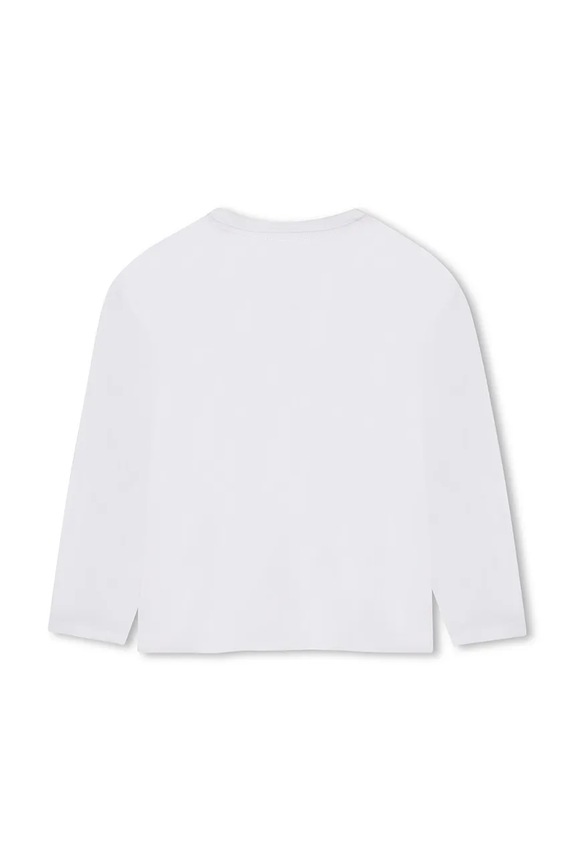 Marc Jacobs longsleeve din bumbac pentru copii W60611.114.150 alb AW25