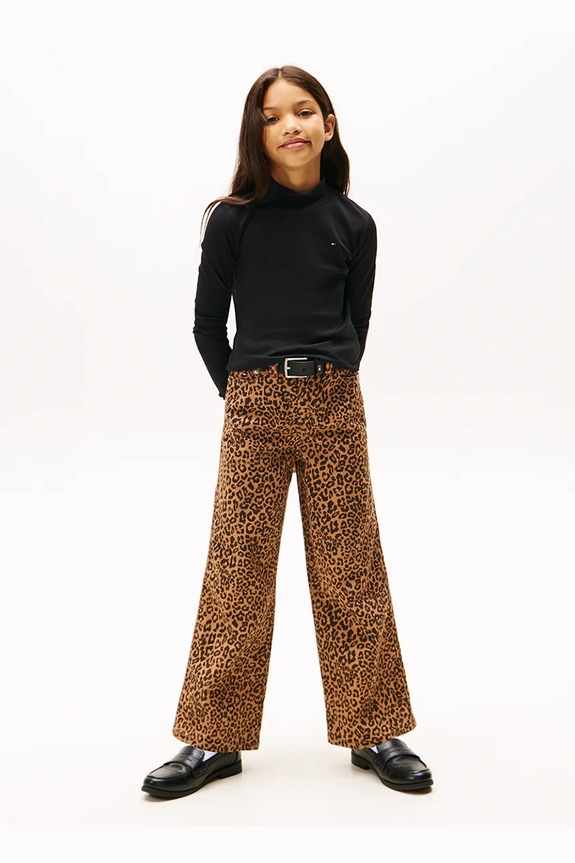 Παιδικό μακρυμάνικο με βαμβάκι Tommy Hilfiger μαύρο KG0KG08802.9BYA