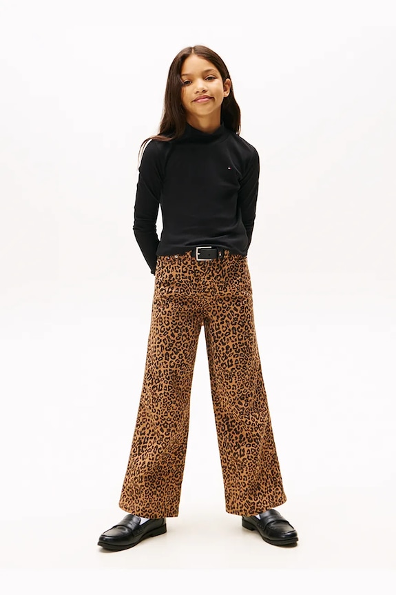 Παιδικό μακρυμάνικο με βαμβάκι Tommy Hilfiger μαύρο KG0KG08802.9BYA