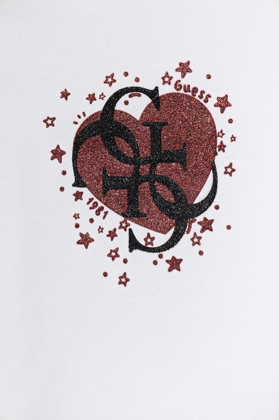 Dziewczynka Guess longsleeve niemowlęcy A5BI01.J1314.9BYA biały