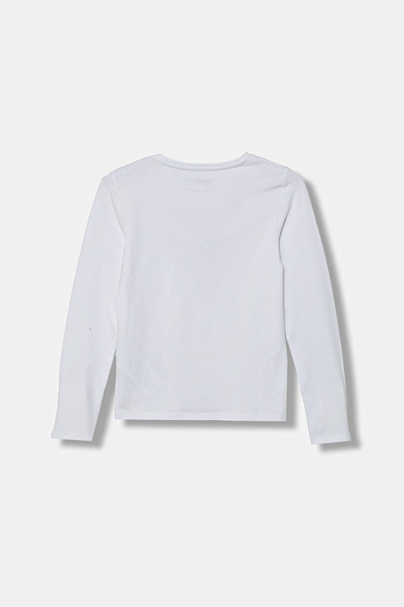 Guess longsleeve dziecięcy J5BI13.J1314.9BYA biały AW25