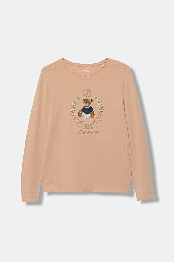 Guess longsleeve copii imprimeu portocaliu J5BI26.J1314.9BYA