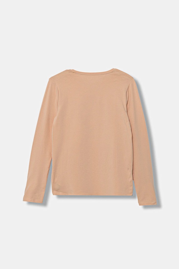 Guess longsleeve copii J5BI26.J1314.9BYA portocaliu AW25