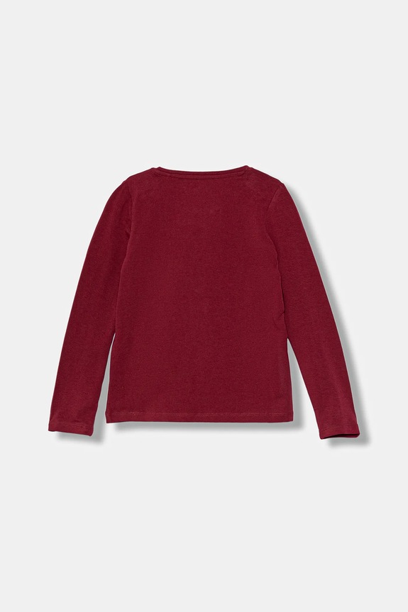 Otroška dolga majica Guess K5BI00.J1314.9BYA bordo AW25