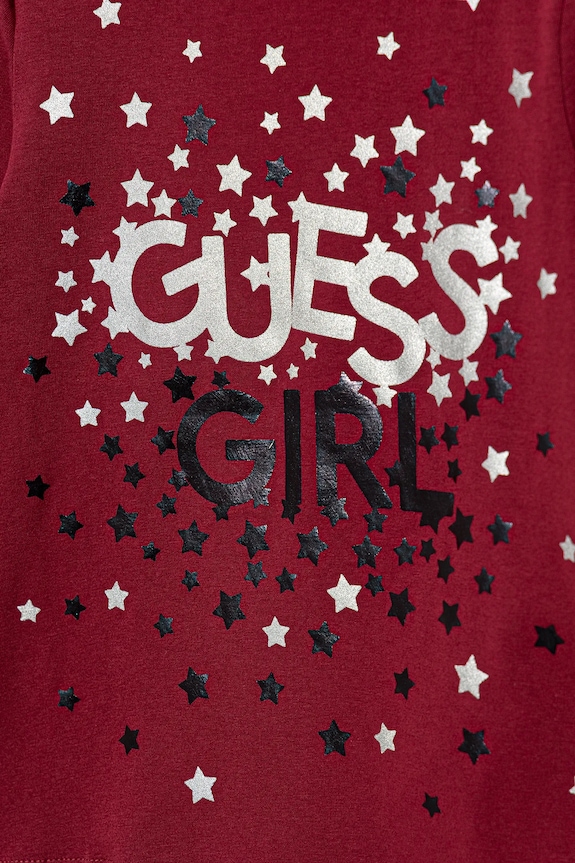 Deklice Otroška dolga majica Guess K5BI00.J1314.9BYA bordo